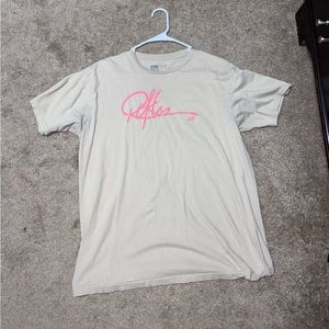 Reckless LA Tan and Pink T-Shirt